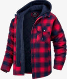 Magnus Quilted Flannel Hoodie Jacket