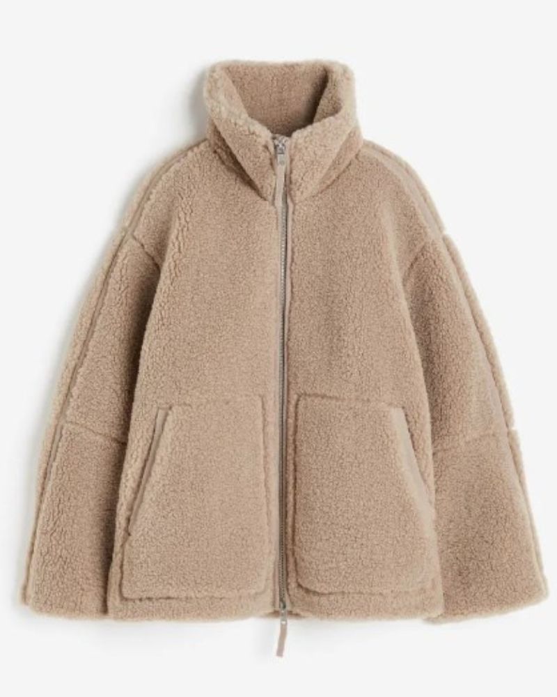 Brooklyn Oversized Teddy Fleece Jacket