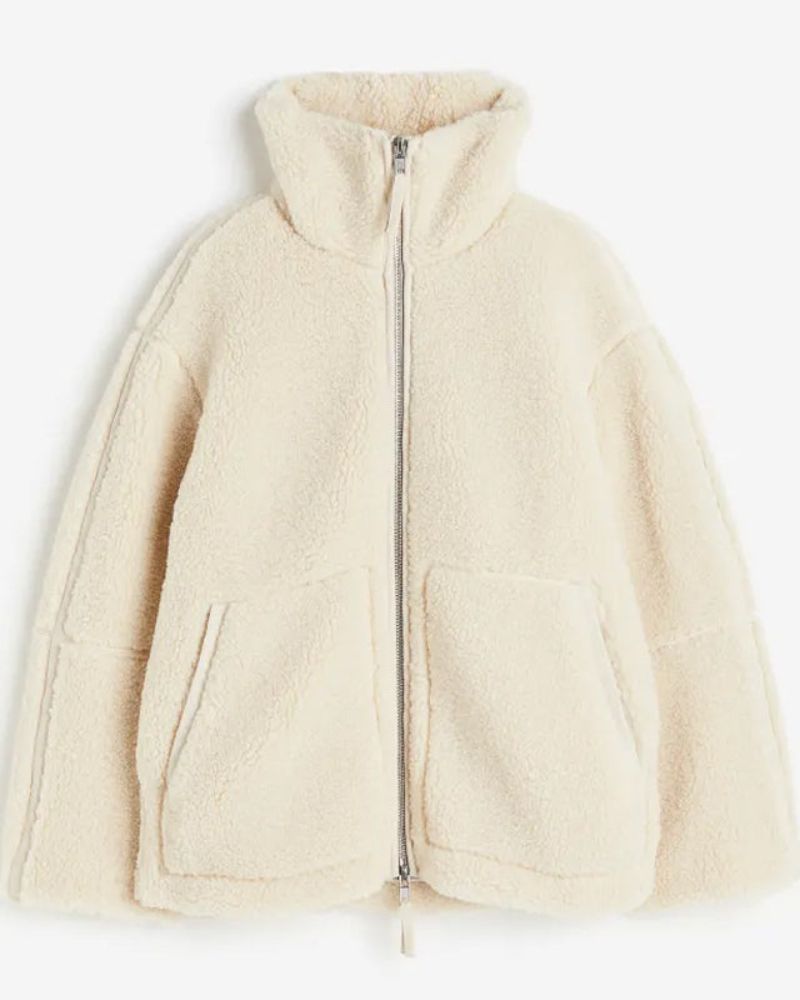 Brooklyn Oversized Teddy Fleece Jacket