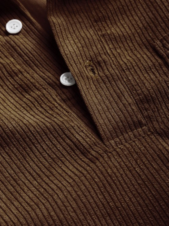 Darcy Half-Button Corduroy Shirt