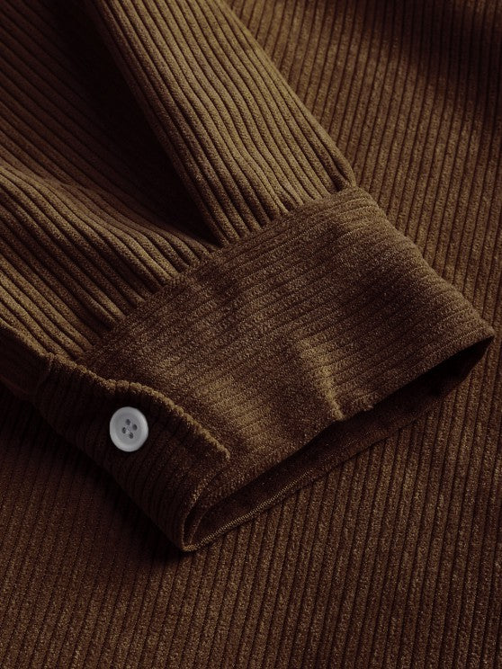 Darcy Half-Button Corduroy Shirt