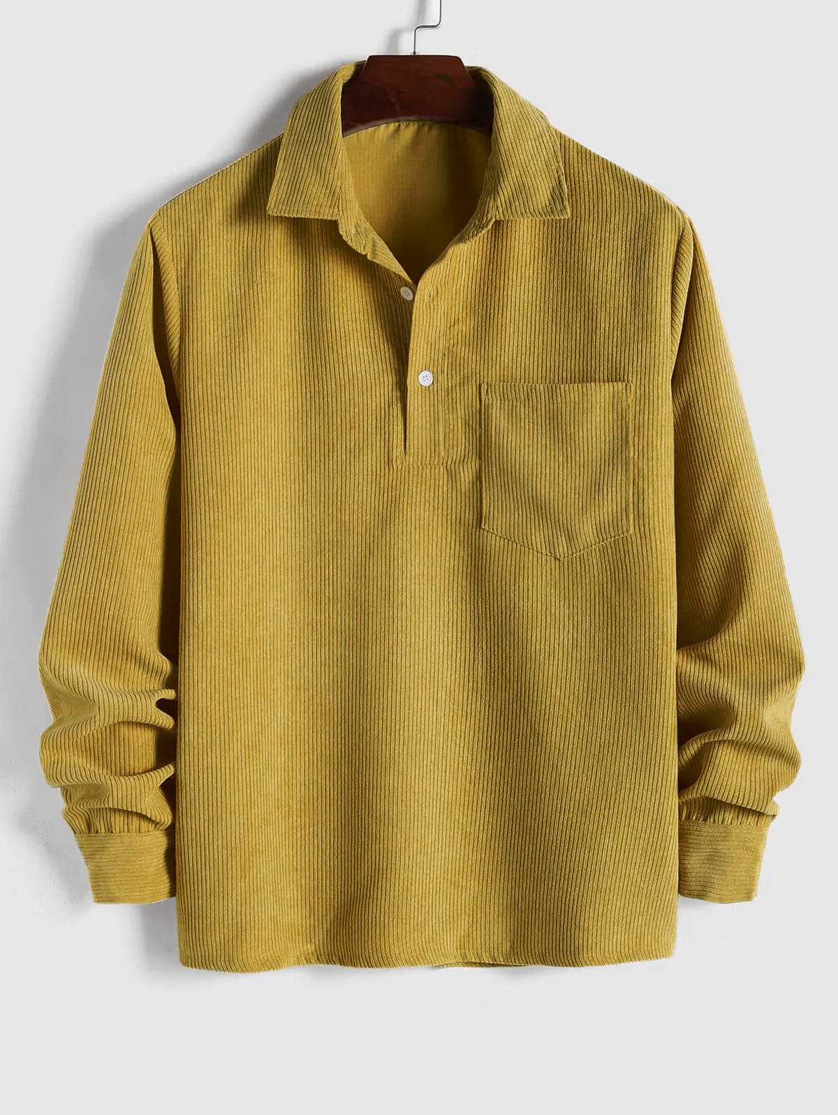 Darcy Half-Button Corduroy Shirt