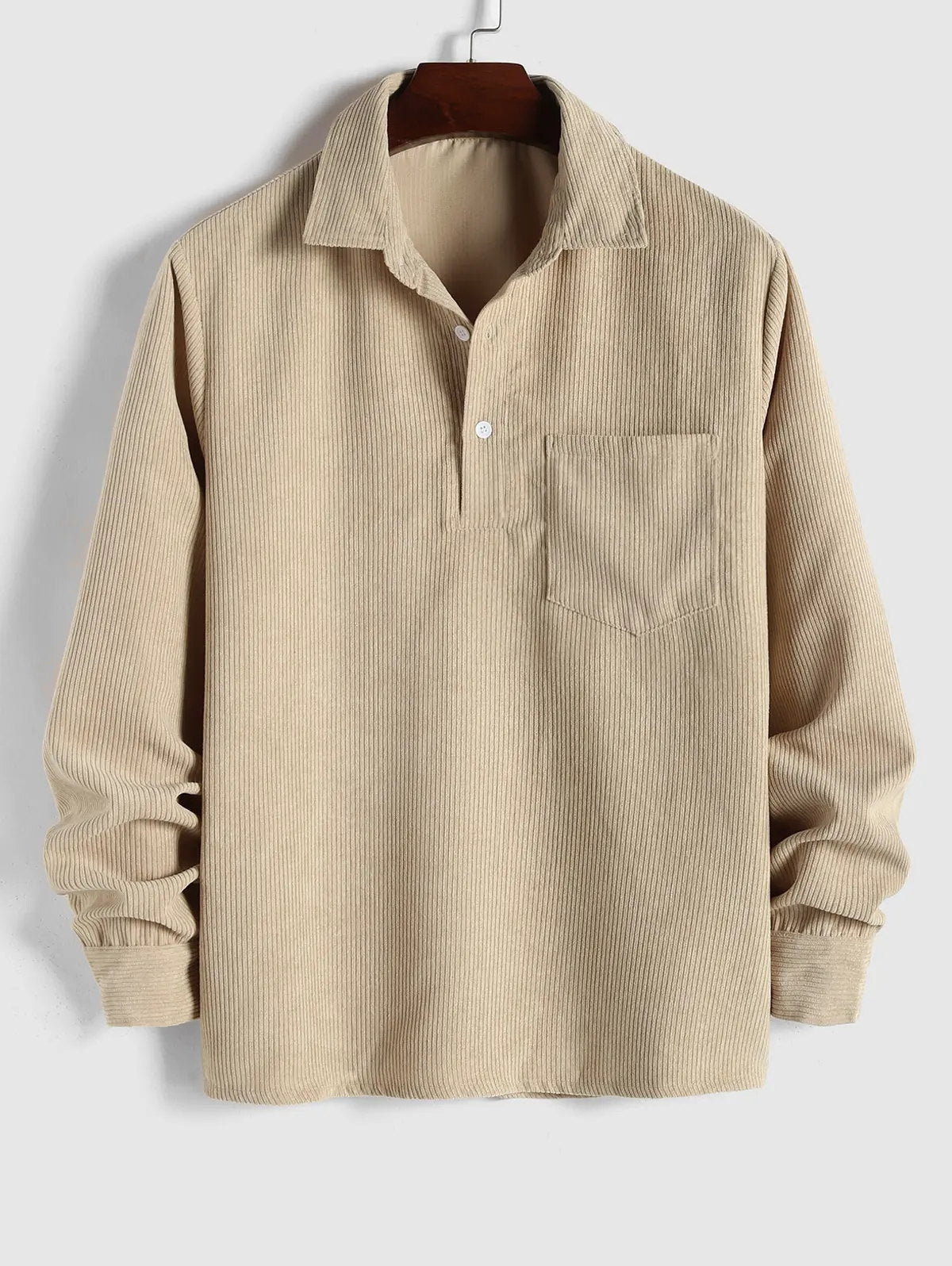 Darcy Half-Button Corduroy Shirt