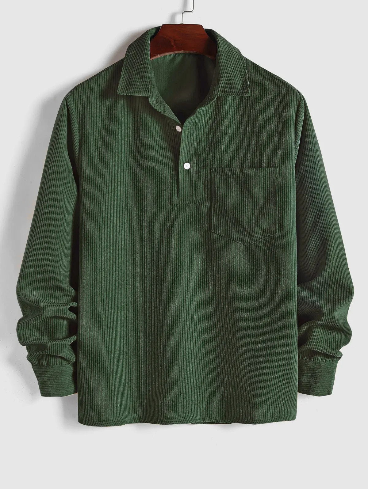 Darcy Half-Button Corduroy Shirt