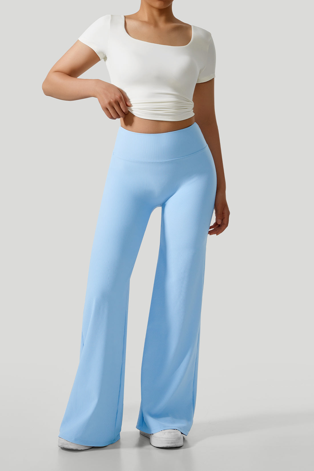 Cyrus Ribbed Wide Leg Pants