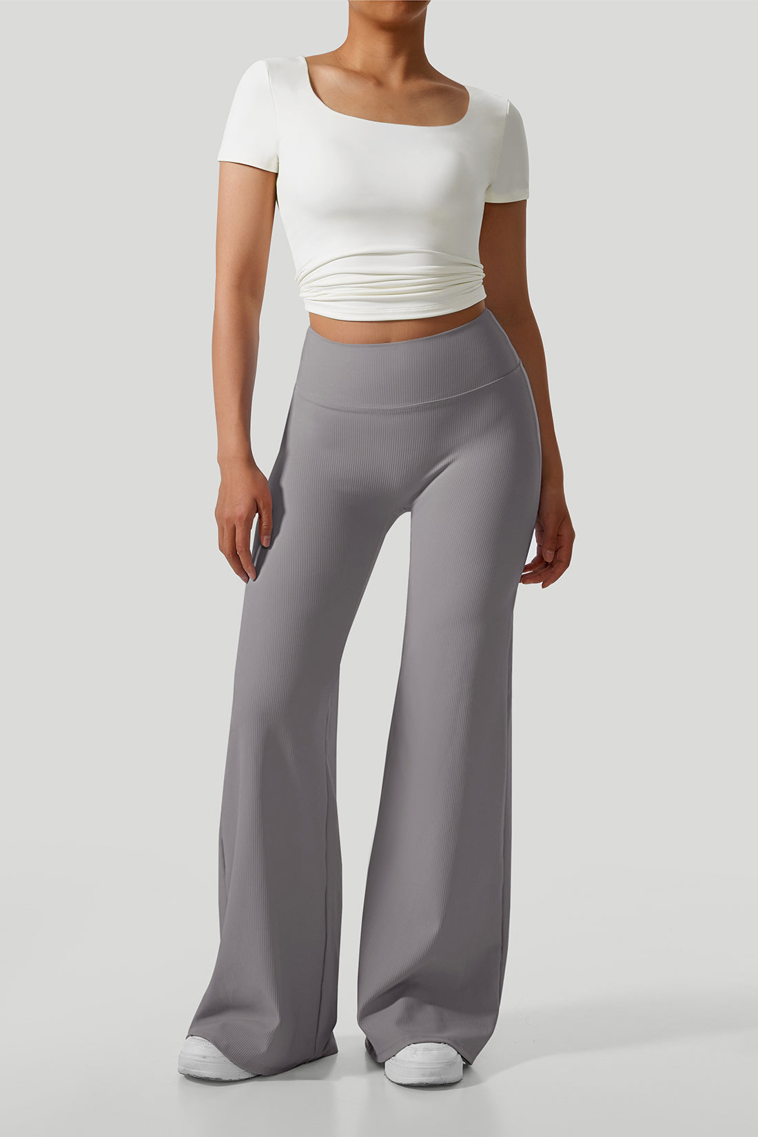 Cyrus Ribbed Wide Leg Pants