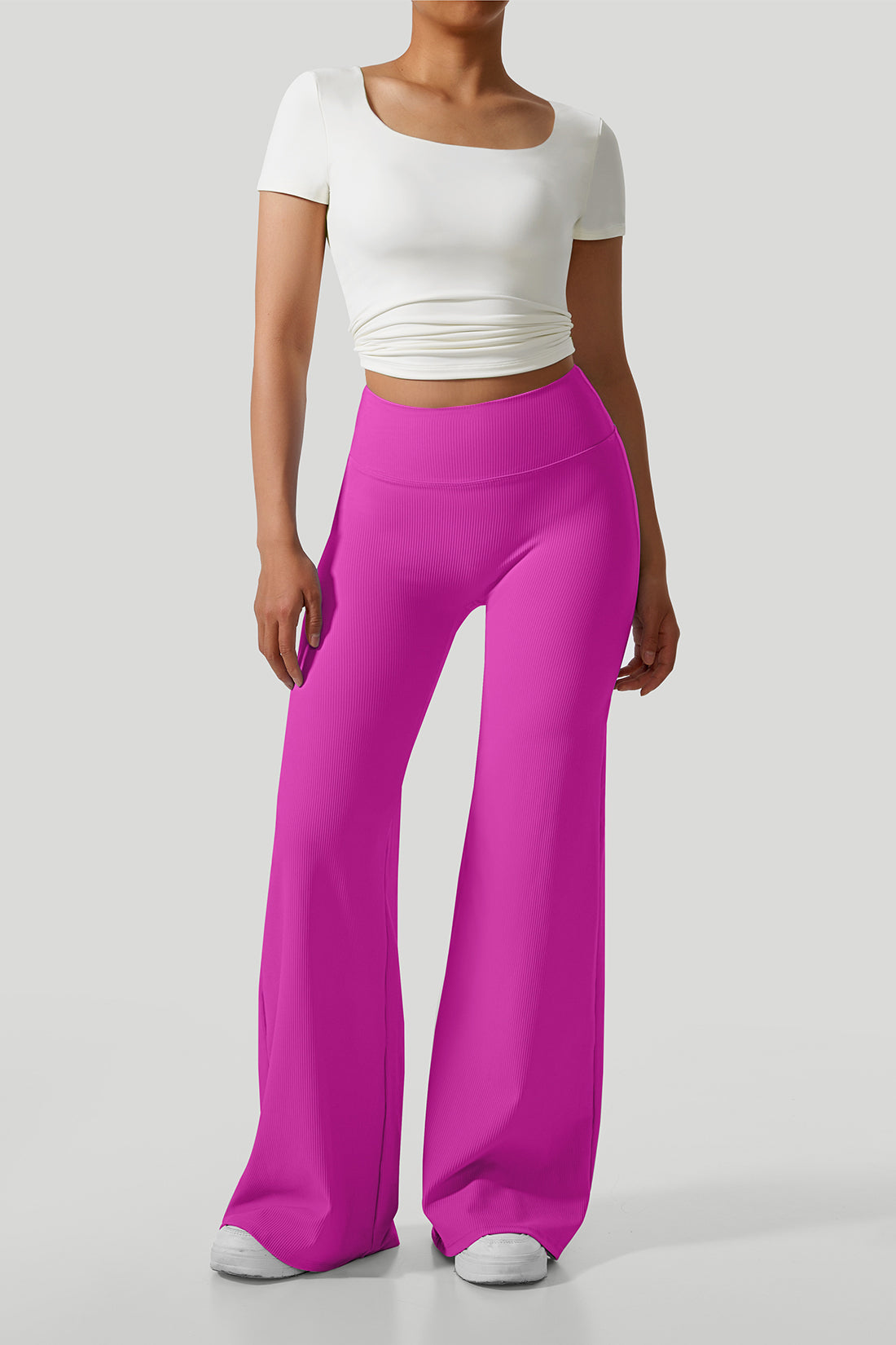 Cyrus Ribbed Wide Leg Pants