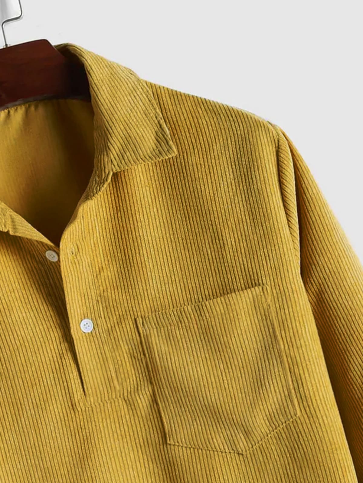 Darcy Half-Button Corduroy Shirt