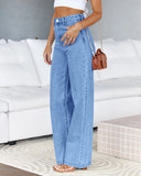 Whitley Classic Stretch Wide Leg Jeans