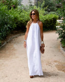 Kendall Halter Maxi Dress