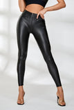 Siren Sculpting PU Zip Leggings