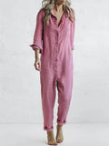 Gwen Long Sleeve Shirt Jumpsuit