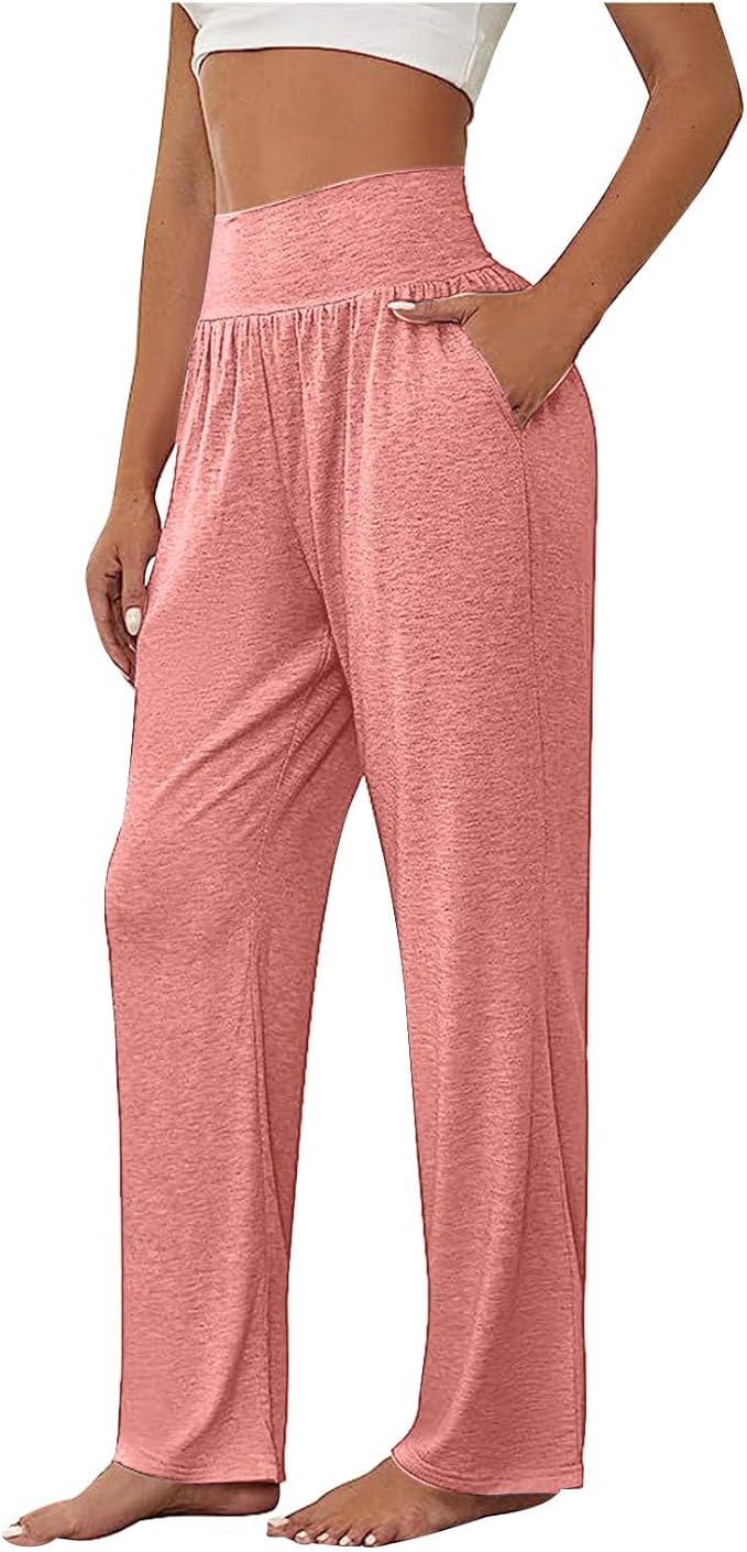 Ivy High-Waisted Straight Leg Lounge Pants