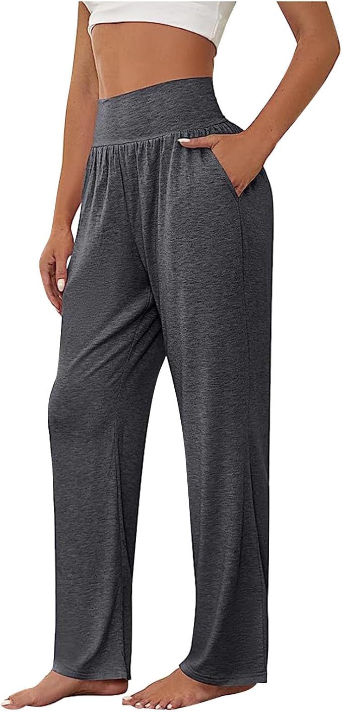 Ivy High-Waisted Straight Leg Lounge Pants