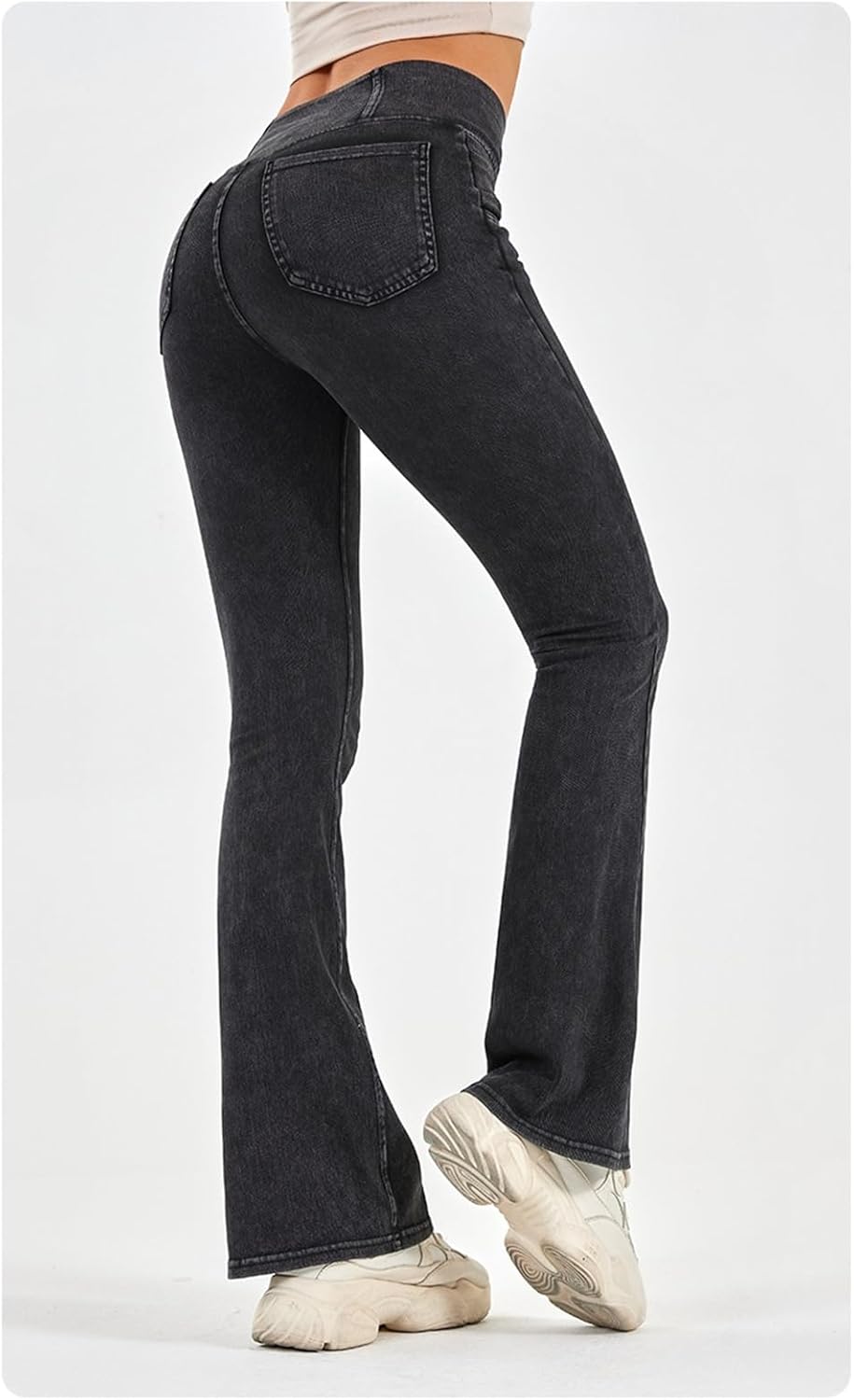 Miracle Sculpting Crossover Flare Jeans