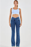 Miracle Sculpting Crossover Flare Jeans