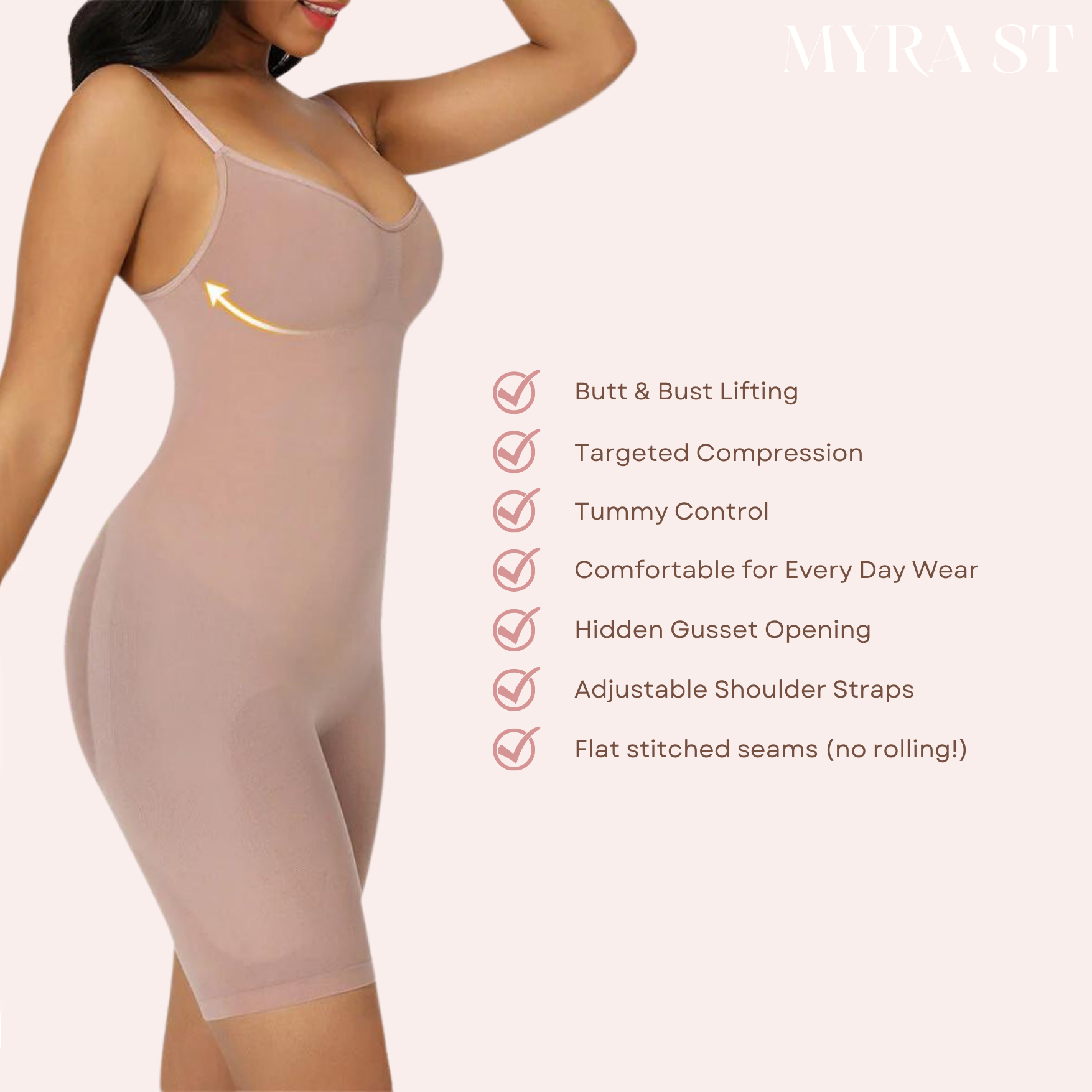 Aura Sculpting Mid-Thigh Bodysuit - BUY 1 GET 1 FREE