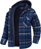 Magnus Quilted Flannel Hoodie Jacket