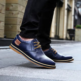 Matteo Genuine Leather Oxford Shoes