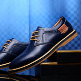 Matteo Genuine Leather Oxford Shoes