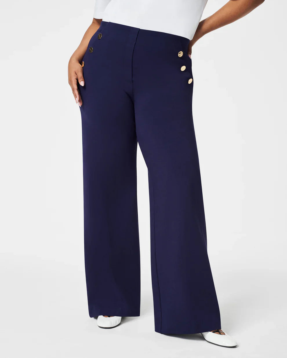 Inez High-Waisted Tailored Pants