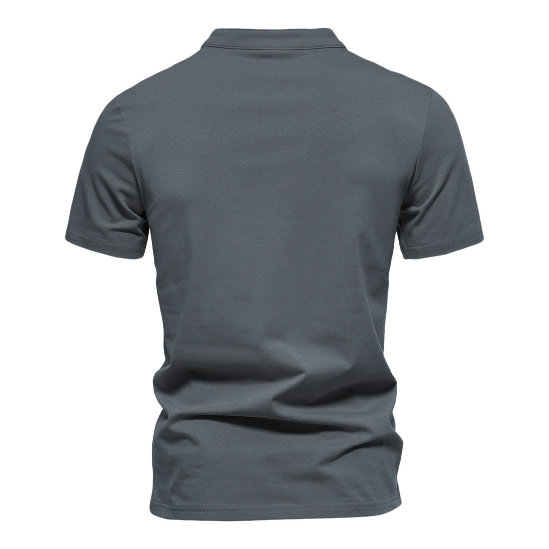 Henry V-Neck Collarless Henley Tee