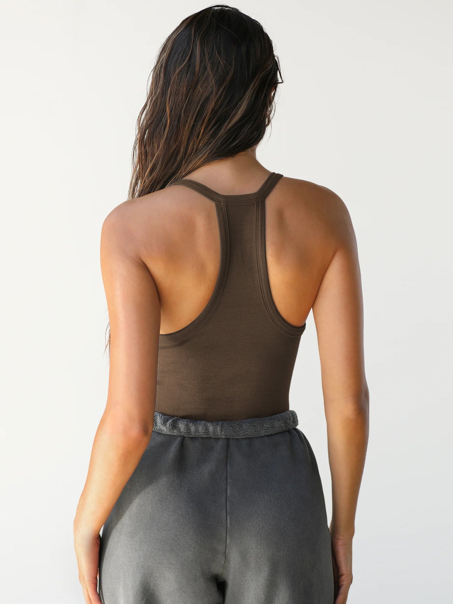 Chiara Essential Racerback Cropped Tank Top - BUY 1 GET 1 FREE