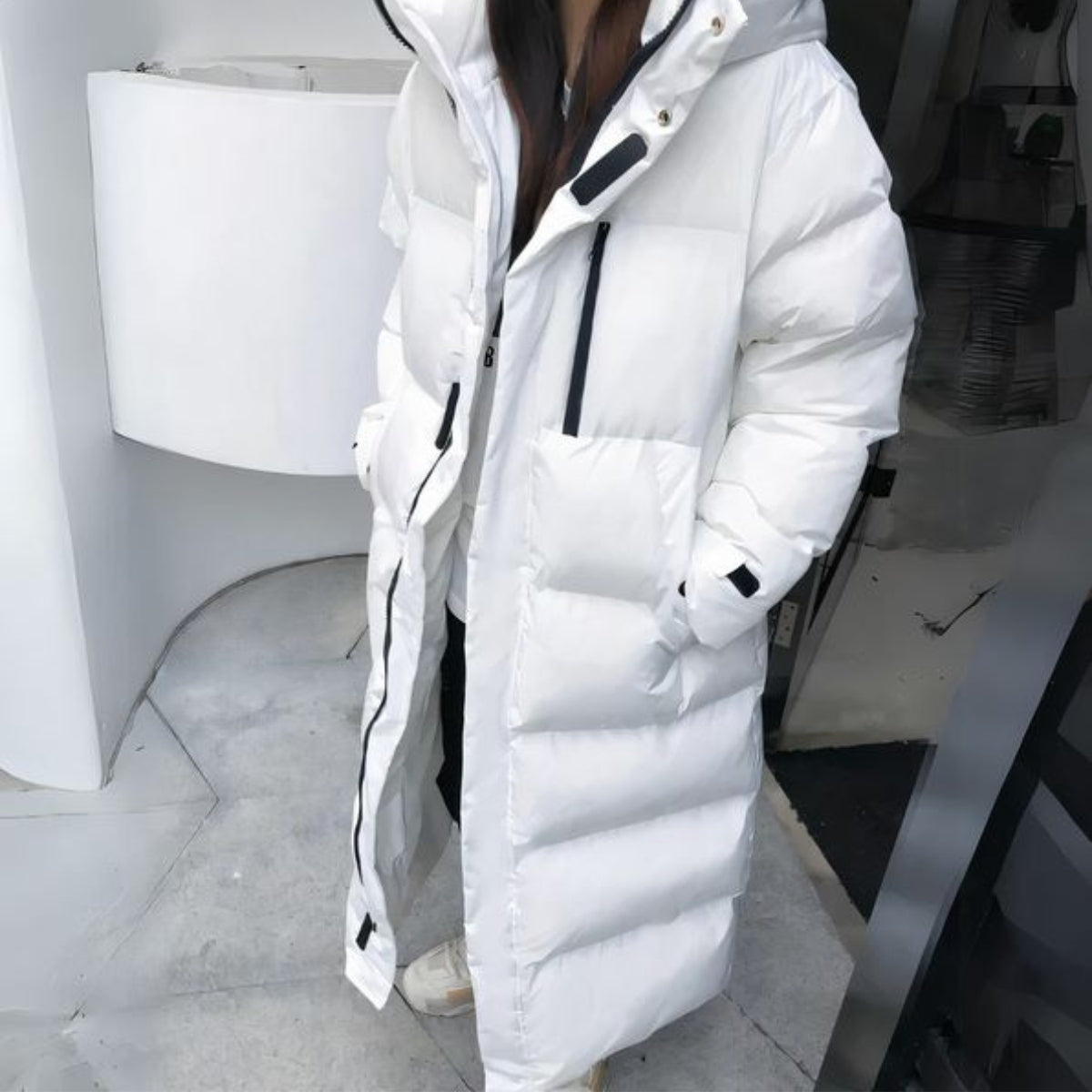 Thea Waterproof Long Puffer Jacket