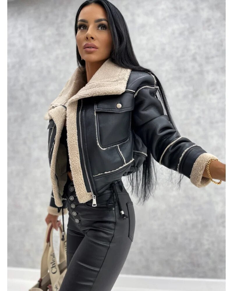 Everly Vegan Leather Jacket