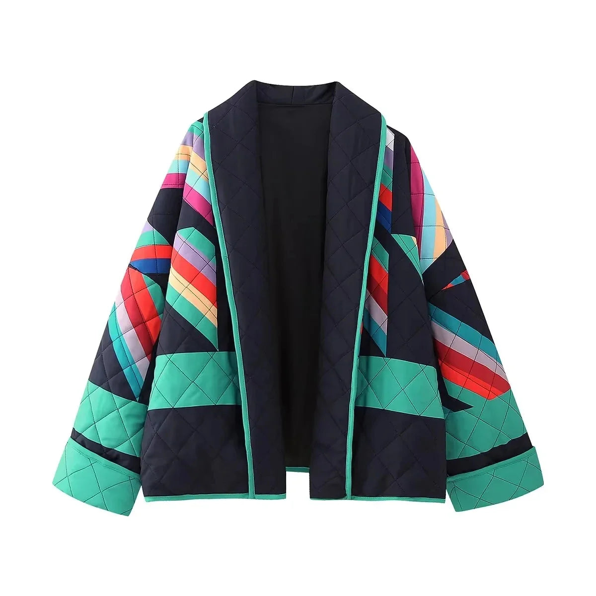 Lola Oversized Retro Quilted Jacket