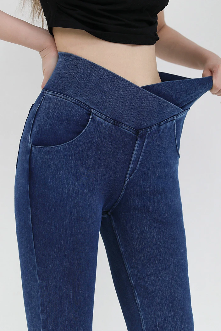 Miracle Sculpting Crossover Flare Jeans