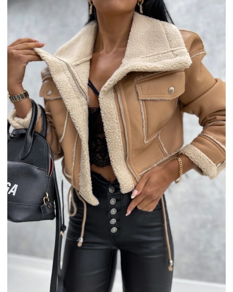 Everly Vegan Leather Jacket