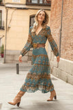 Jolie Boho Long Sleeve Maxi Dress