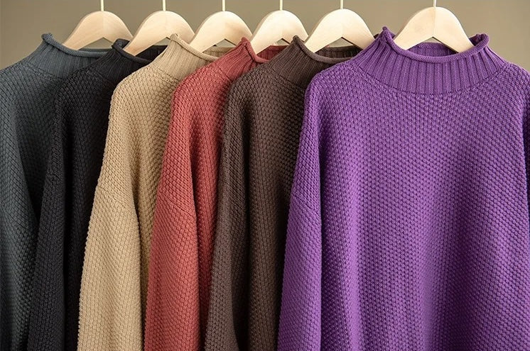 Wren High Neck Knit Jumper