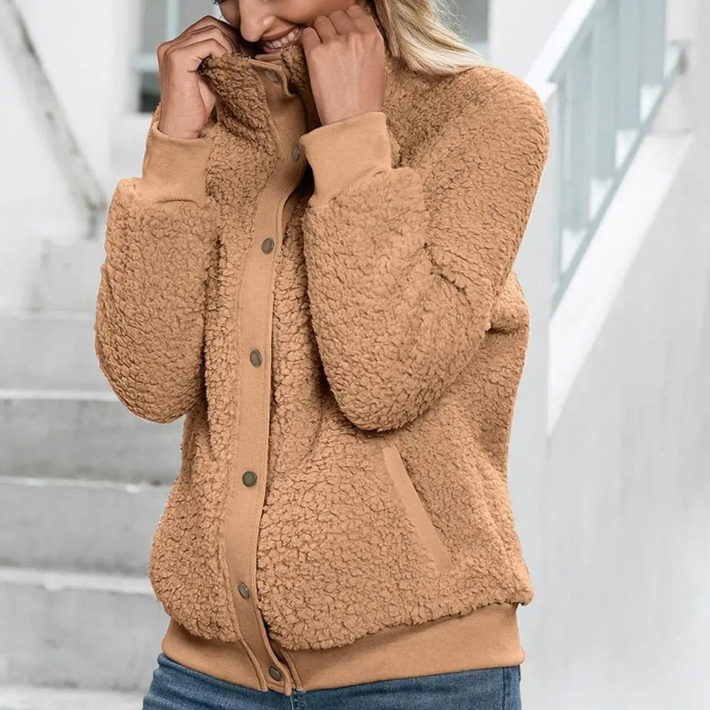 Harper Sherpa Fleece Teddy Jacket