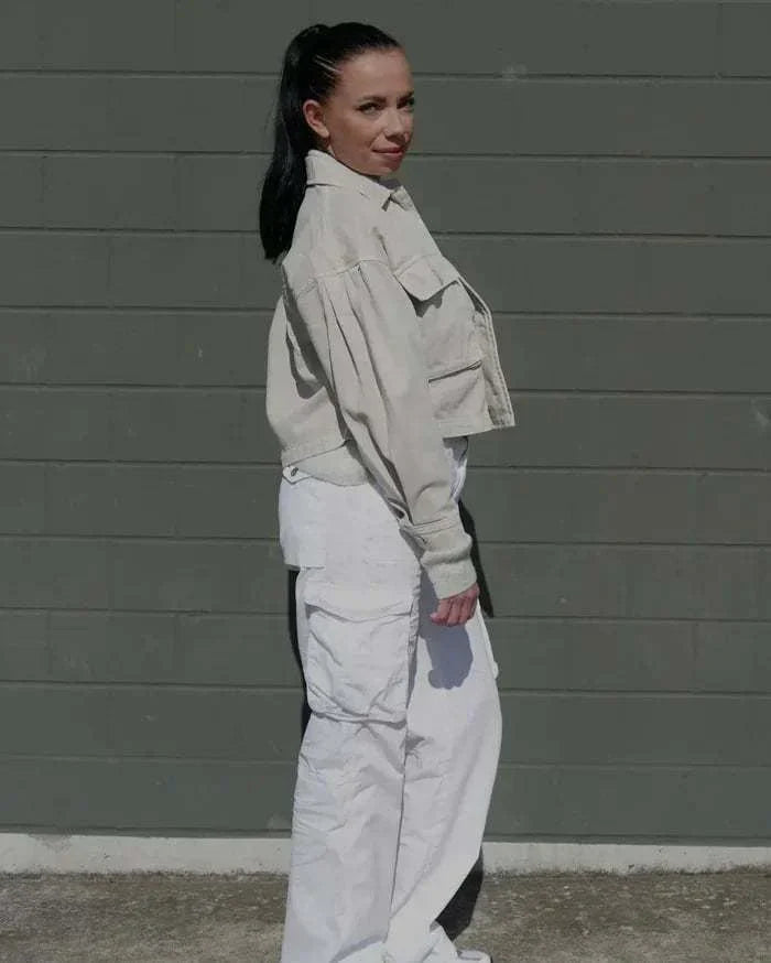 Mia Adjustable Waist Cargo Pants