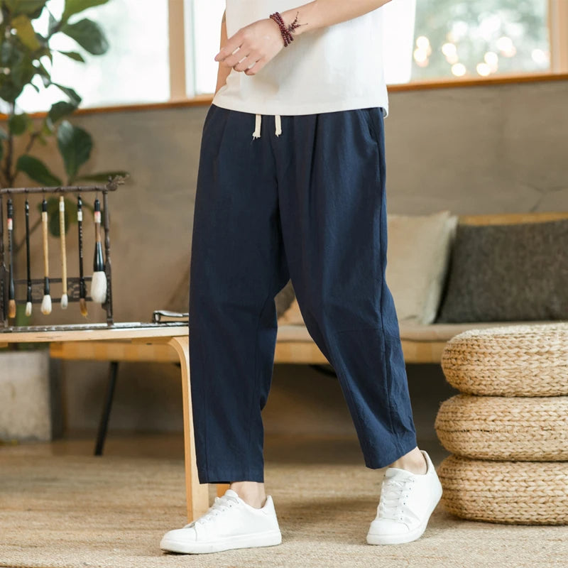 Theo Men’s Linen Blend Pants