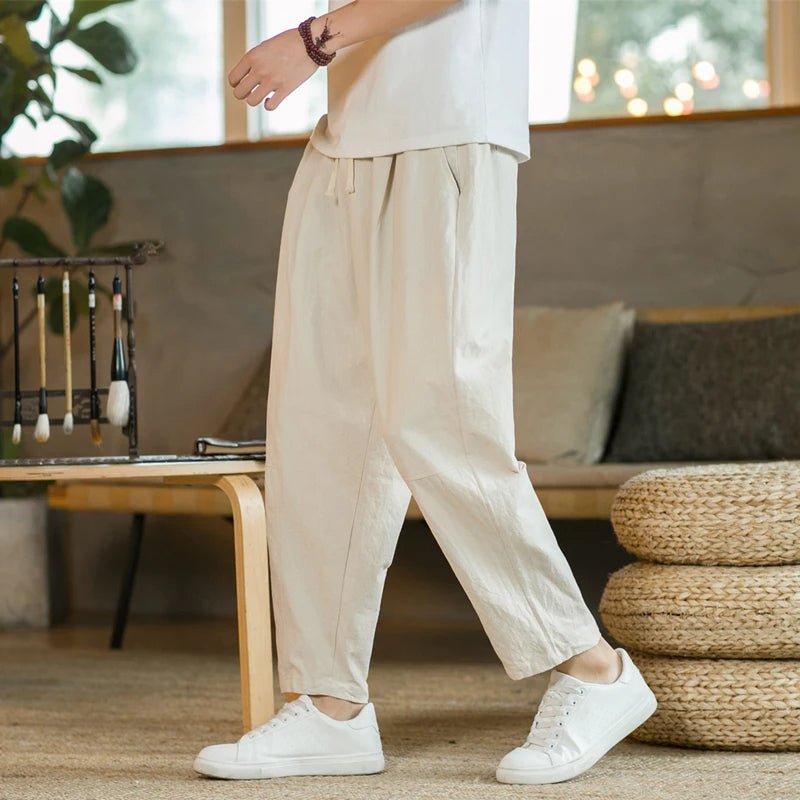 Theo Men’s Linen Blend Pants