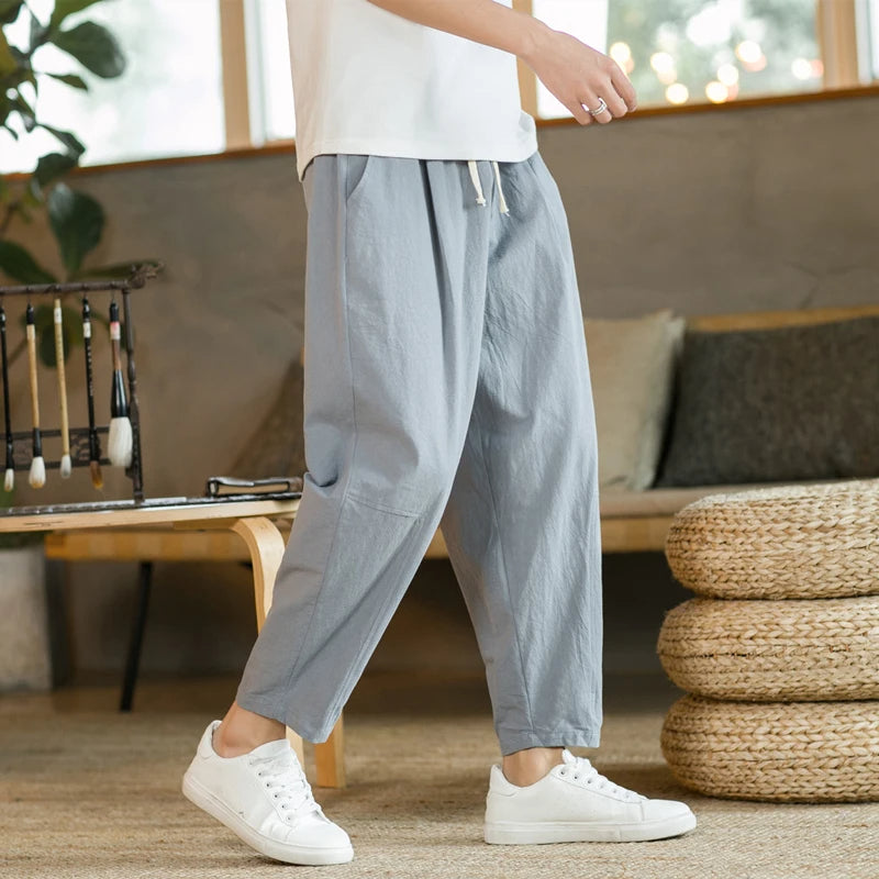 Theo Men’s Linen Blend Pants