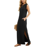 Aria Essential Split Hem Maxi Dress