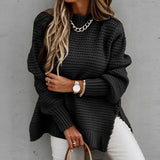 Poppy High Neck Chunky Knit Sweater