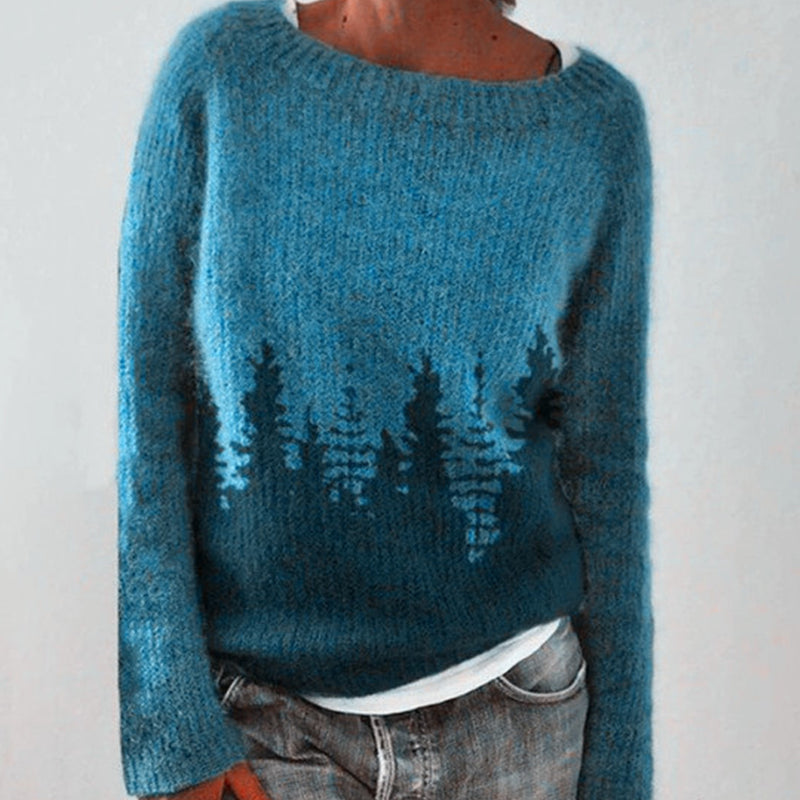 Solstice Jacquard Knit Sweater