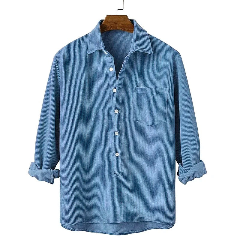 Darcy Half-Button Corduroy Shirt