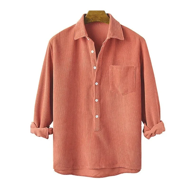 Darcy Half-Button Corduroy Shirt