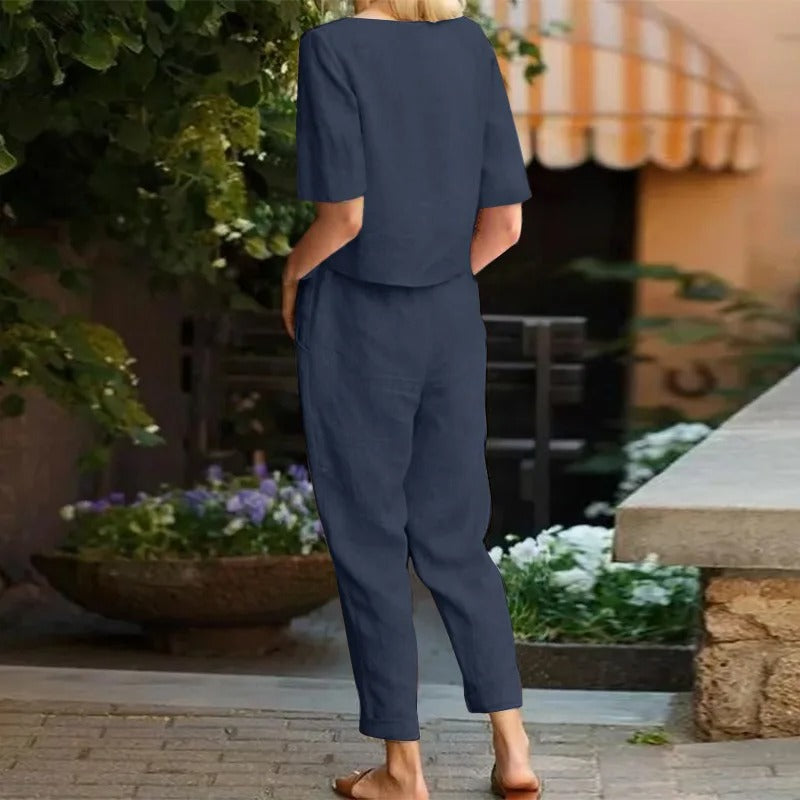 Margot Linen 2-Piece Set