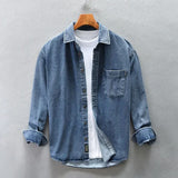 Iggy Men's Stone-Washed Denim Shirt