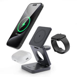 SIMPLEX Portable Folding 3-in-1 Wireless Charger for Apple