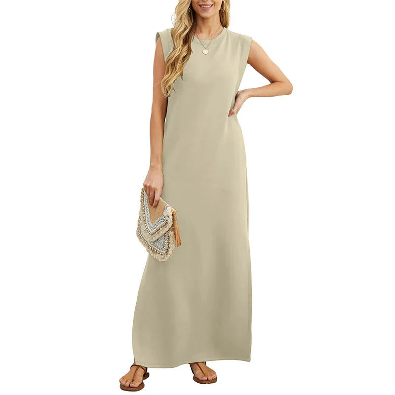 Aria Essential Split Hem Maxi Dress