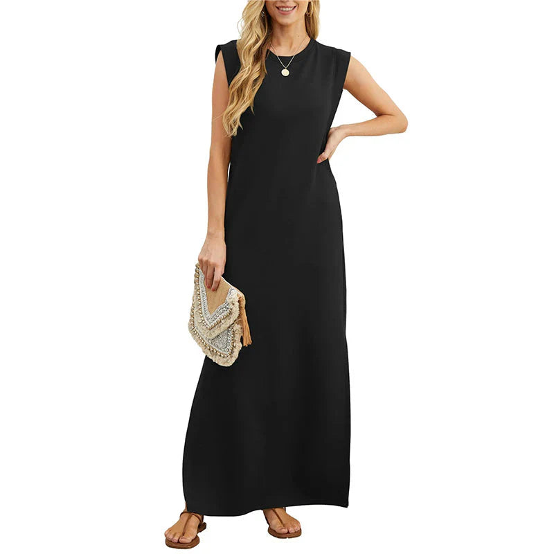 Aria Essential Split Hem Maxi Dress