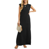 Aria Essential Split Hem Maxi Dress